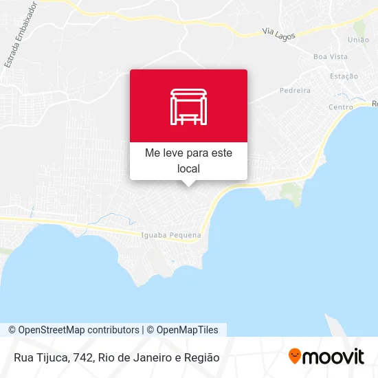 Rua Tijuca, 742 mapa