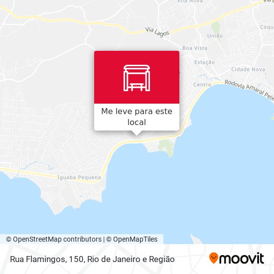 Rua Flamingos, 150 mapa