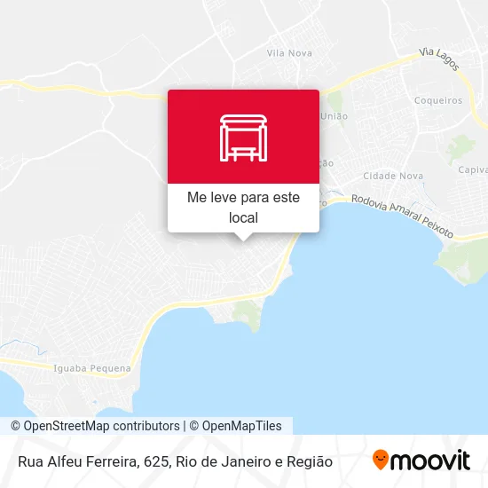 Rua Alfeu Ferreira, 625 mapa