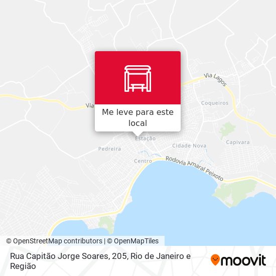 Rua Capitão Jorge Soares, 205 mapa
