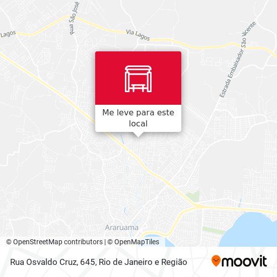 Rua Osvaldo Cruz, 645 mapa