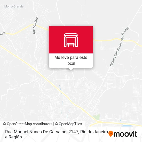 Rua Manuel Nunes De Carvalho, 2147 mapa