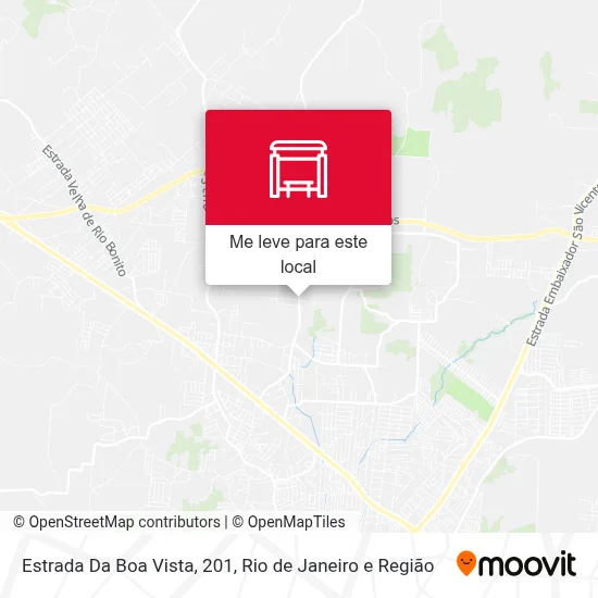 Estrada Da Boa Vista, 201 mapa
