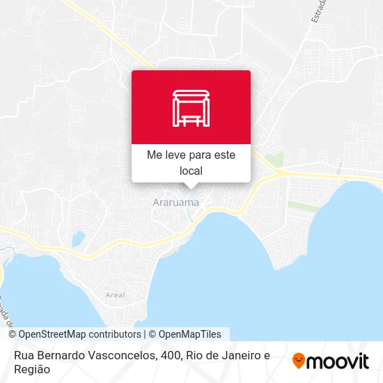 Rua Bernardo Vasconcelos, 400 mapa