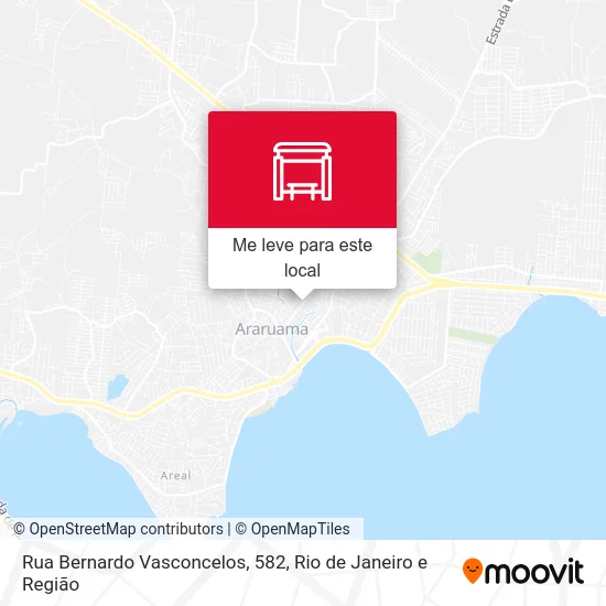 Rua Bernardo Vasconcelos, 582 mapa