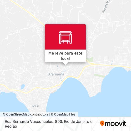 Rua Bernardo Vasconcelos, 800 mapa