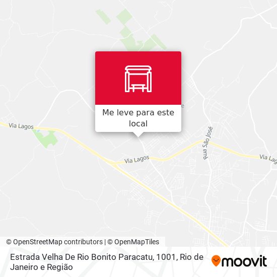 Estrada Velha De Rio Bonito Paracatu, 1001 mapa