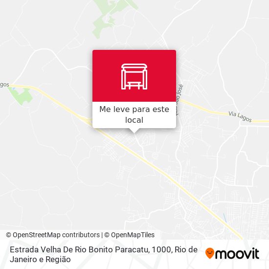 Estrada Velha De Rio Bonito Paracatu, 1000 mapa