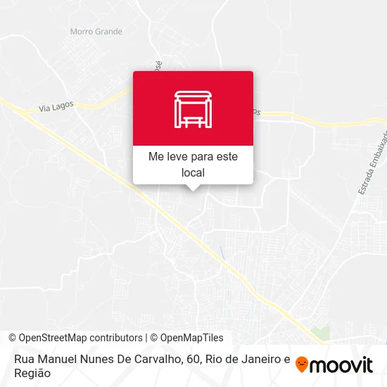 Rua Manuel Nunes De Carvalho, 60 mapa