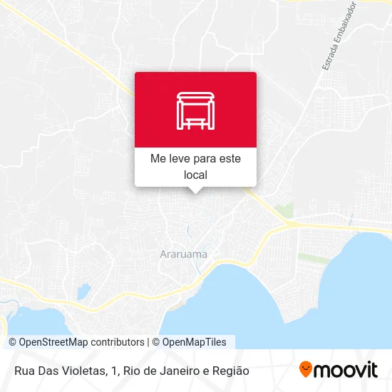 Rua Das Violetas, 1 mapa