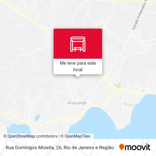 Rua Domingos Moiella, 26 mapa