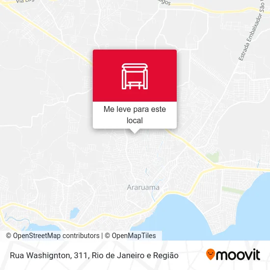 Rua Washignton, 311 mapa