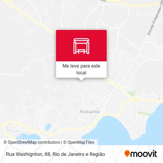 Rua Washignton, 88 mapa