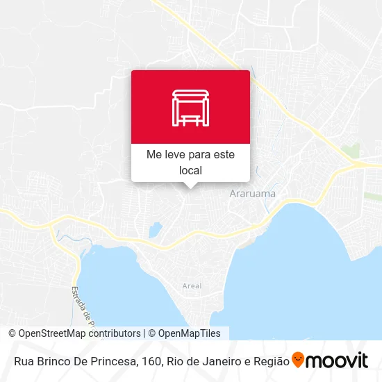 Rua Brinco De Princesa, 160 mapa