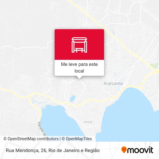 Rua Mendonça, 26 mapa
