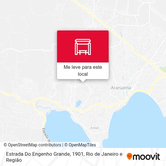 Estrada Do Engenho Grande, 1901 mapa