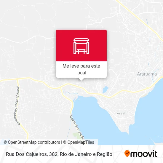 Rua Dos Cajueiros, 382 mapa