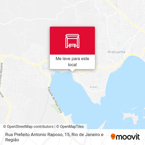 Rua Prefeito Antonio Raposo, 15 mapa