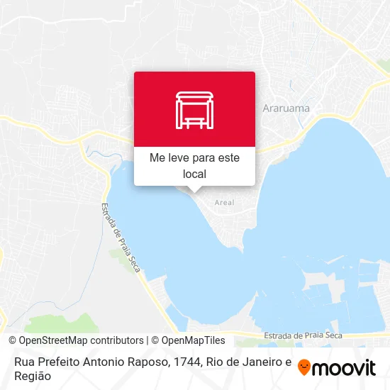 Rua Prefeito Antonio Raposo, 1744 mapa