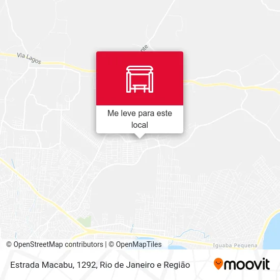 Estrada Macabu, 1292 mapa