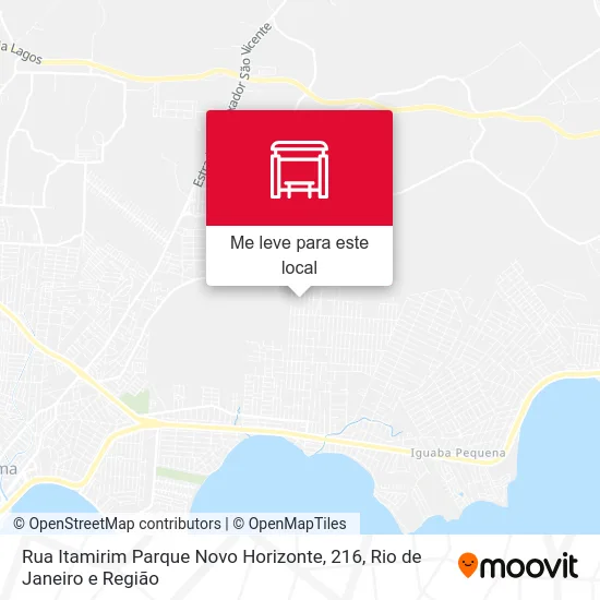Rua Itamirim Parque Novo Horizonte, 216 mapa