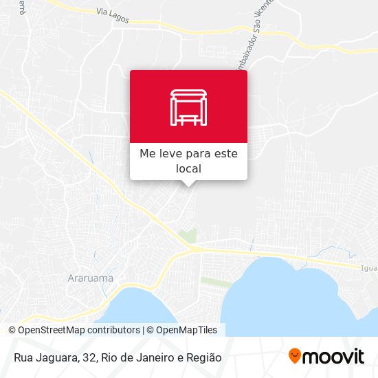 Rua Jaguara, 32 mapa