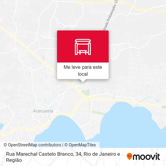 Rua Marechal Castelo Branco, 34 mapa