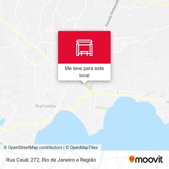 Rua Cauê, 272 mapa