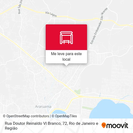Rua Doutor Reinaldo Vl Branco, 72 mapa