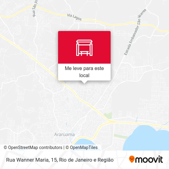 Rua Wanner Maria, 15 mapa