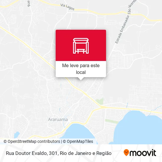 Rua Doutor Evaldo, 301 mapa