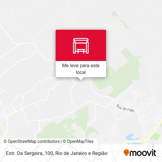 Estr. Da Sergeira, 100 mapa