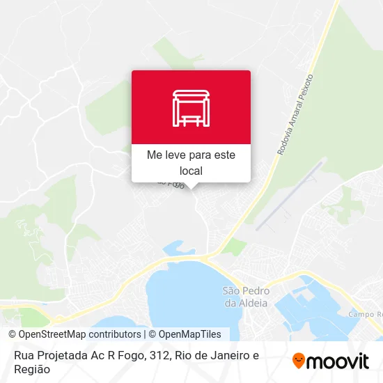 Rua Projetada Ac R Fogo, 312 mapa