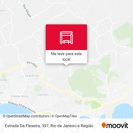 Estrada Da Flexeira, 397 mapa
