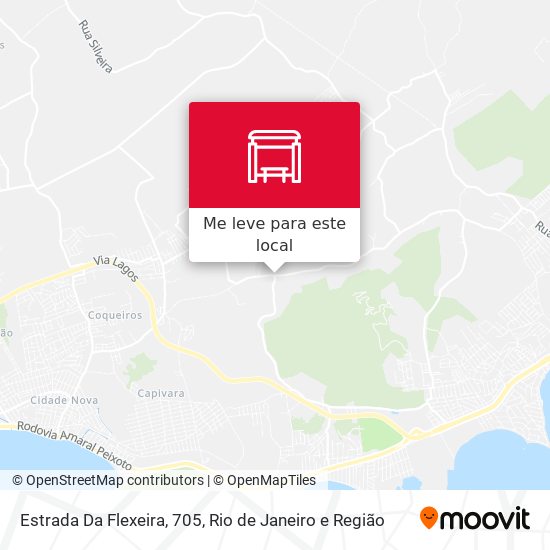 Estrada Da Flexeira, 705 mapa