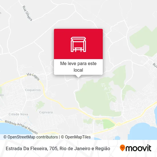 Estrada Da Flexeira, 705 mapa
