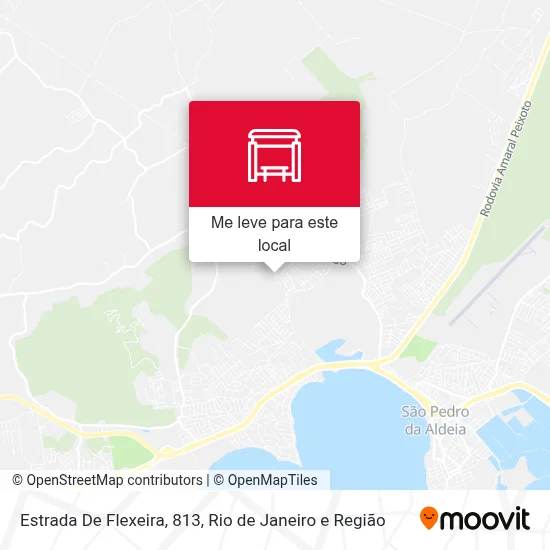 Estrada De Flexeira, 813 mapa