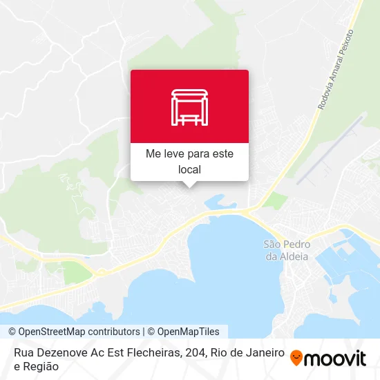 Rua Dezenove Ac Est Flecheiras, 204 mapa
