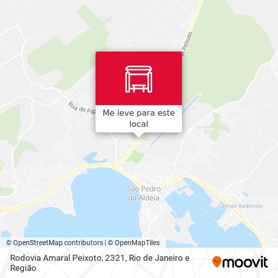 Rodovia Amaral Peixoto, 2321 mapa