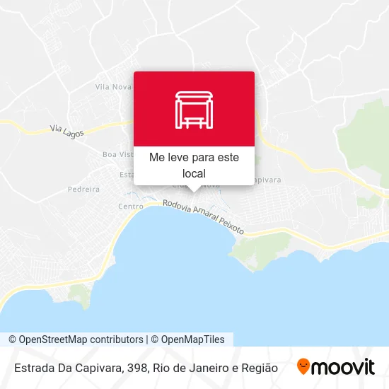 Estrada Da Capivara, 398 mapa