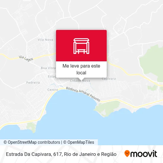 Estrada Da Capivara, 617 mapa