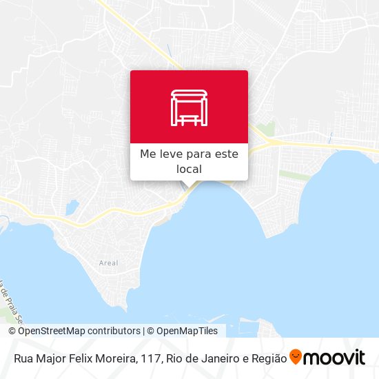 Rua Major Felix Moreira, 117 mapa