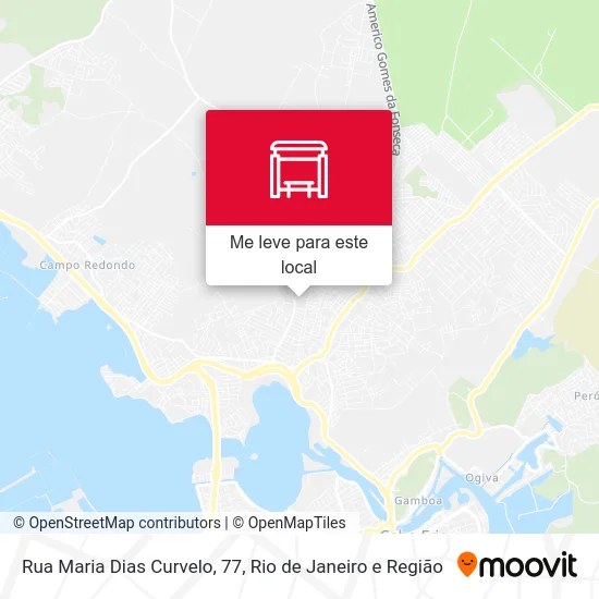 Rua Maria Dias Curvelo, 77 mapa