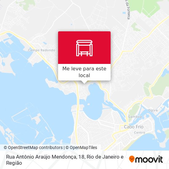 Rua Antônio Araújo Mendonça, 18 mapa