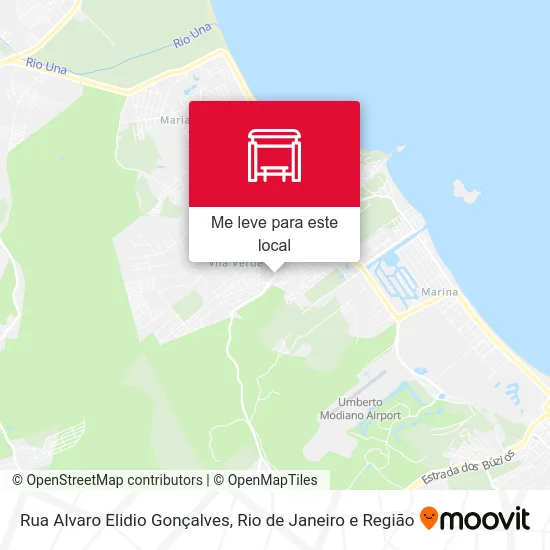 Rua Alvaro Elidio Gonçalves mapa