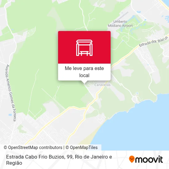 Estrada Cabo Frio Buzios, 99 mapa