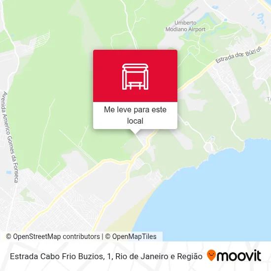 Estrada Cabo Frio Buzios, 1 mapa