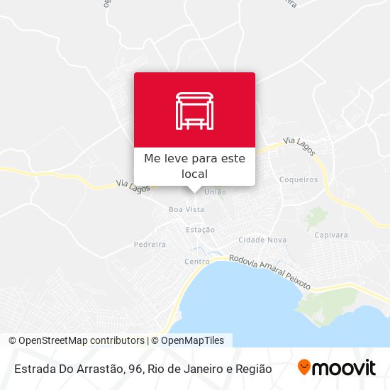 Estrada Do Arrastão, 96 mapa