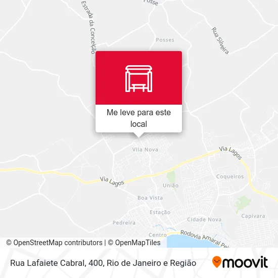 Rua Lafaiete Cabral, 400 mapa
