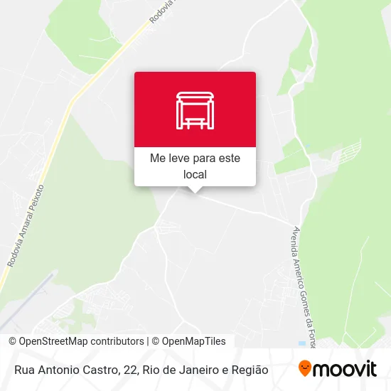 Rua Antonio Castro, 22 mapa